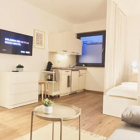 Modernes Studio-apartment Mit Privatem Stellplatz Fuer Bis Zu 4 Personen Naehe Mosel & Weinberge Und Stadtnah Apartmán *